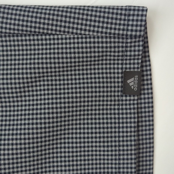 Adidas Golf Ultimate 365 Gingham 10" Shorts Blue Gray Check size 34 - Picture 7 of 9